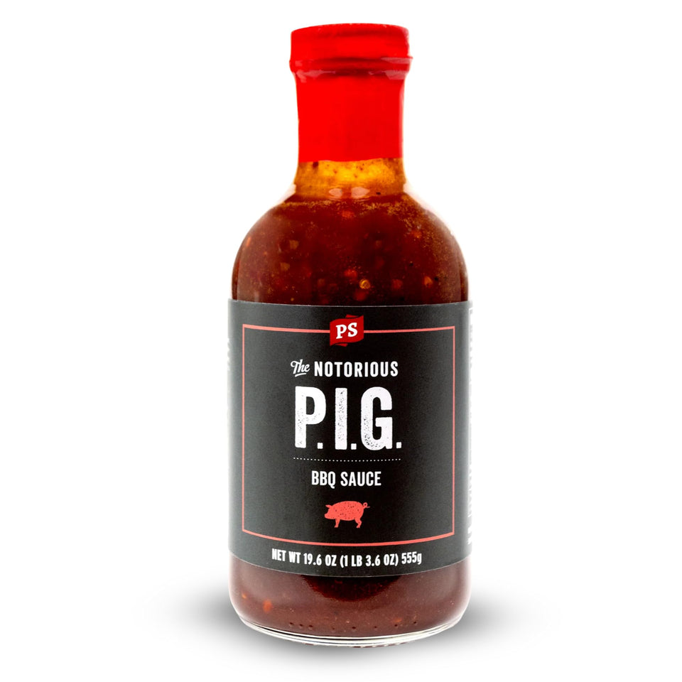 PS Seasoning Notorious P.I.G. sauce bottle pour for juicy pulled pork