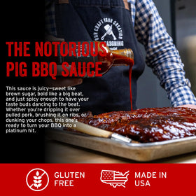 PS Seasoning Notorious P.I.G. label close-up with bold sweet-smoky profile