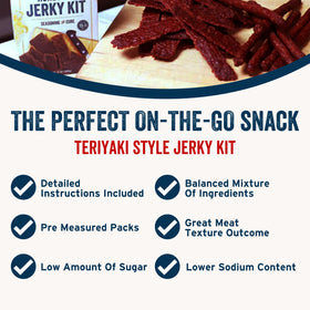 PS Seasoning Jerky Kit packets enabling precise flavor and cure.