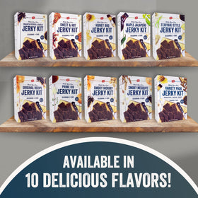 PS Seasoning Jerky Kit oven and dehydrator usage shown.