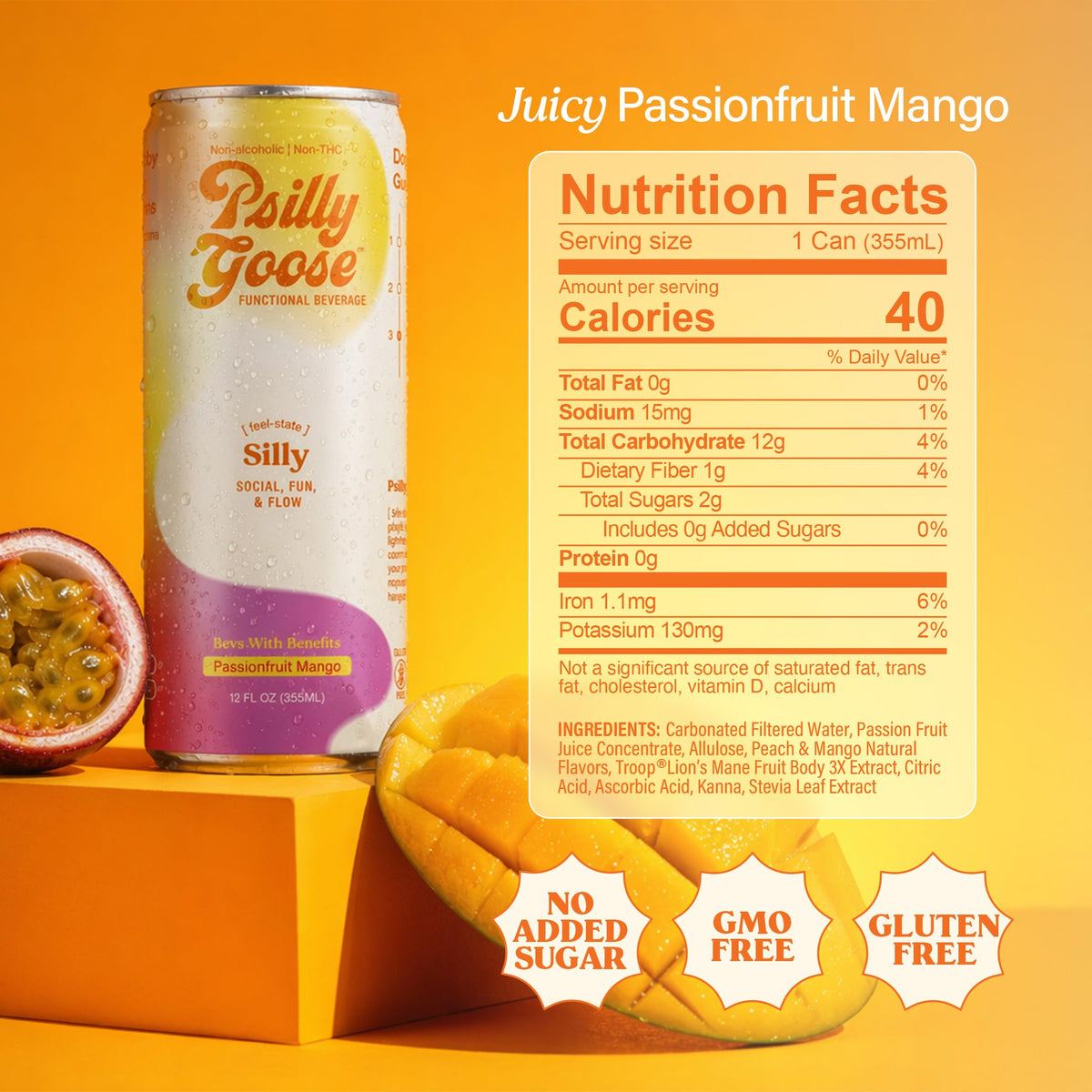Psilly Goose can in outdoor setup emphasizes convenience for on-the-go moments.