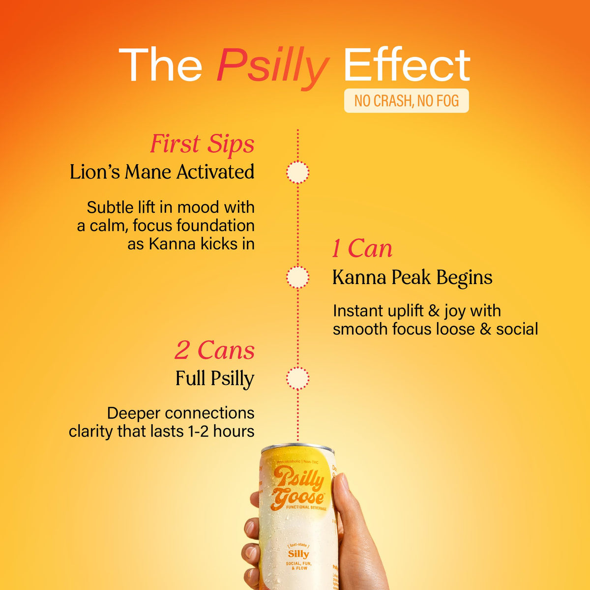 Psilly Goose passionfruit mango close-up highlights tropical aroma and refreshing finish.