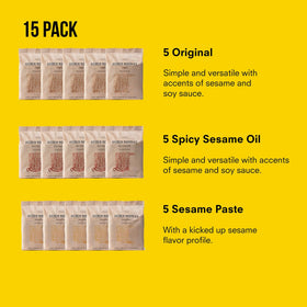 Public Goods ramen ingredients: wheat flour, sea salt, water—simple, farm-grown flavor.
