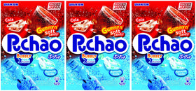 Puchao Gummy n' Soft Candy cola flavor gummies for snacks and sharing.