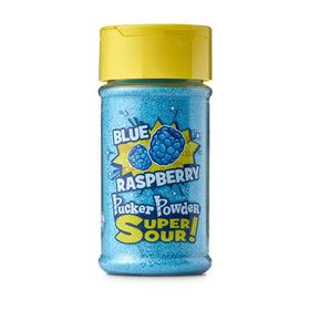 Pucker Powder Super SOUR Wild Cherry topping delivers vibrant flavor on ice cream.