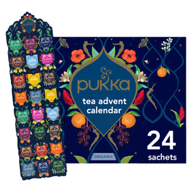 Pukka Advent Calendar 24 teas box offers daily festive rituals.
