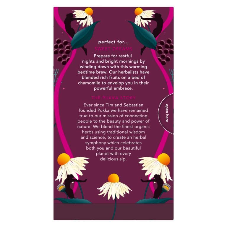 Pukka Night Time Berry gift set featuring four packs of 20 tea bags.