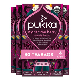 Pukka Night Time Berry tea box, ideal for gifting a calming bedtime ritual.