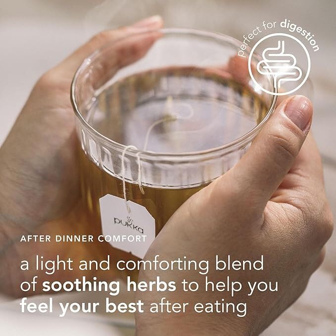 Pukka ready-to-enjoy tea moment conveys mindfulness and everyday ritual.