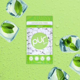 PUR Gum uses 100% xylitol for natural sweetness and fewer calories.