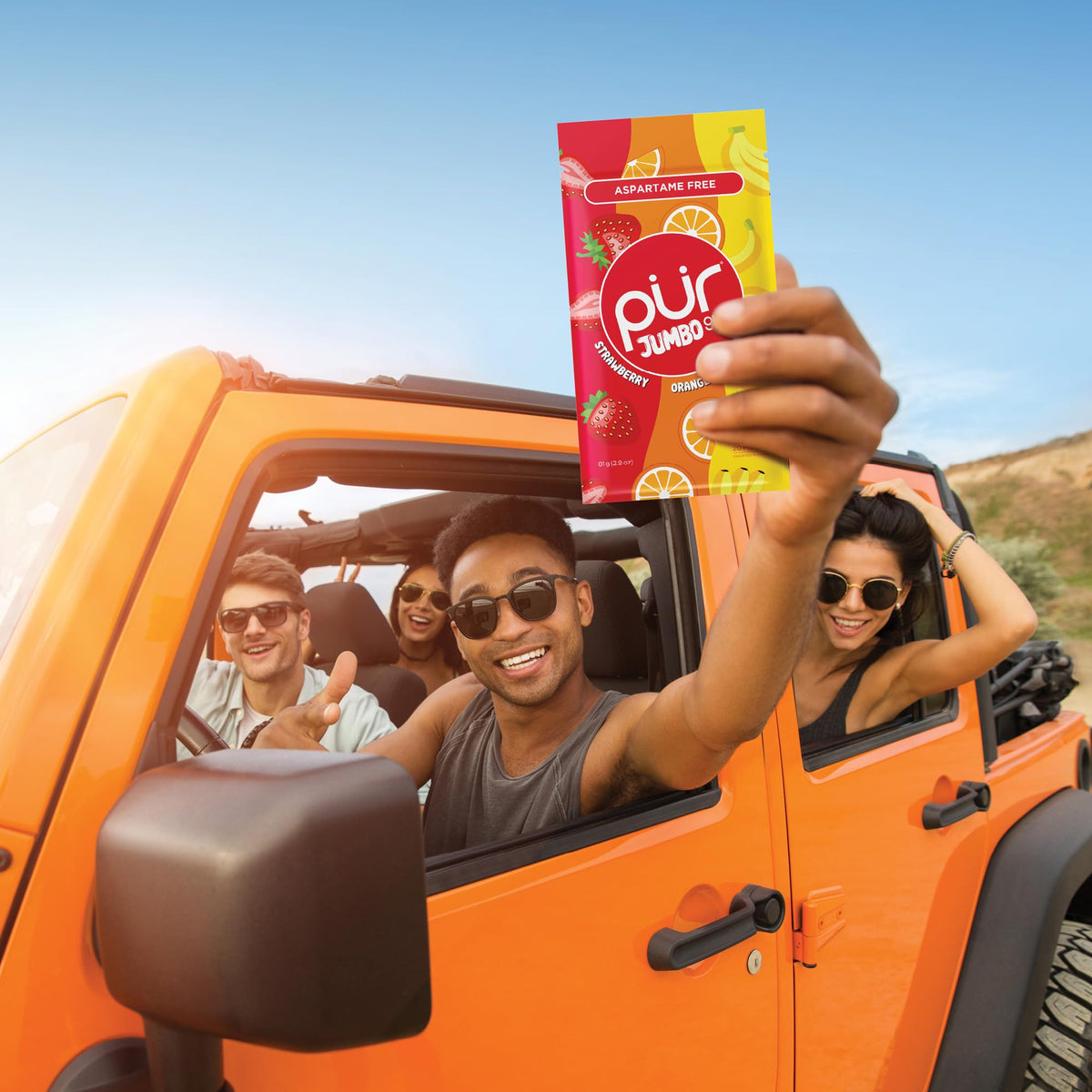 PUR Gum uses 100 percent xylitol sweetness for flavor.