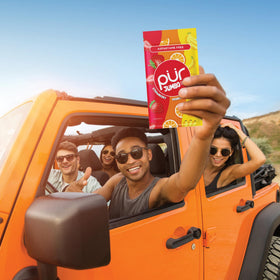 PUR Gum uses 100 percent xylitol sweetness for flavor.