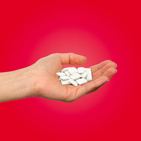 Pur Gum nine pieces per blister for portable freshness.