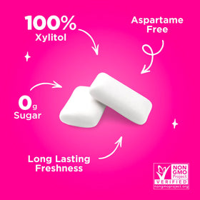PUR Gum Bubblegum bag provides nostalgic flavor with sugar-free freshness