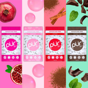 PUR Gum Cinnamon bag offers bold, spicy-sweet flavor and breath freshness