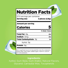 Pack of 12 PUR Gum with 55 pieces per bag for on-the-go freshness.