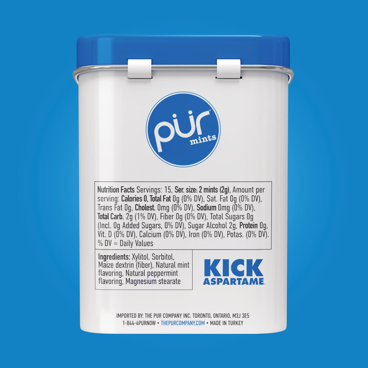 PUR Mints pack of 12 tins for bulk freshness