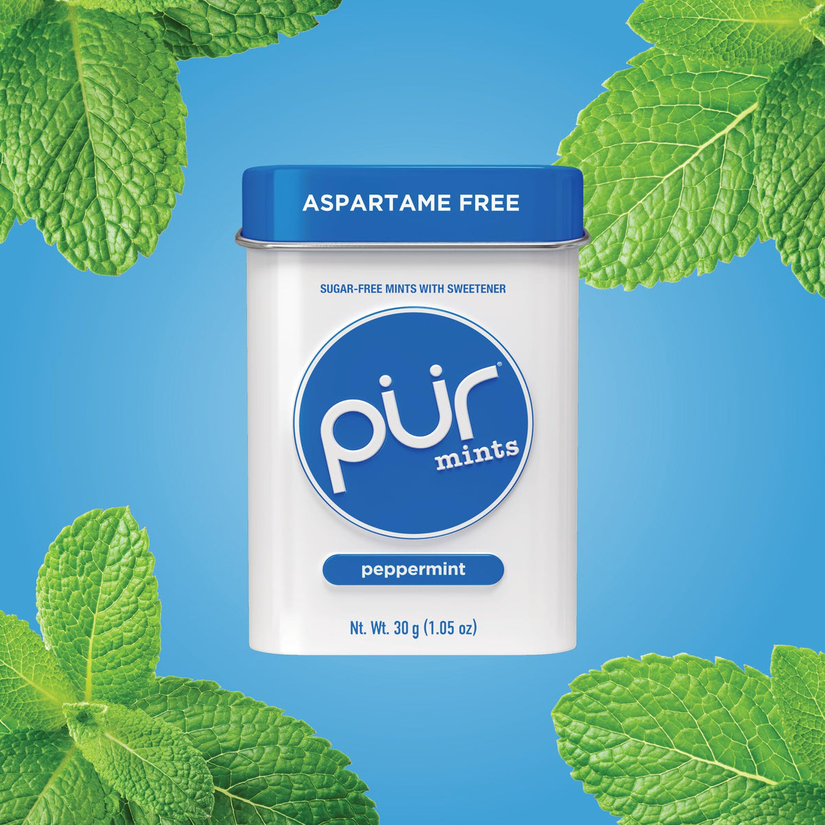 PUR Mints vegan and gluten-free peppermint delight