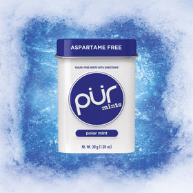 PUR Mints with xylitol provide natural sweetness and oral freshness.