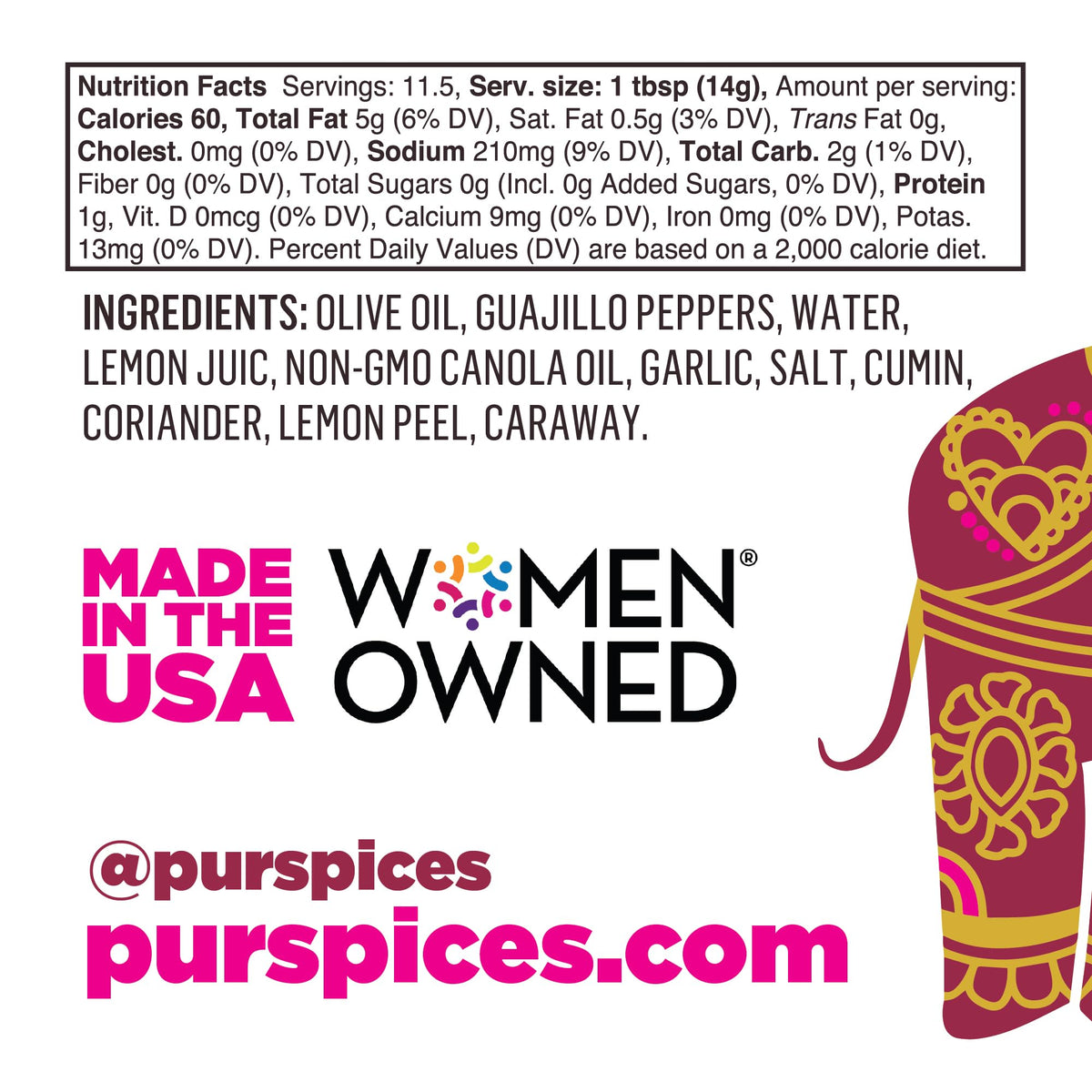 PUR Spices Medium Harissa Paste as dipping sauce for vegetables