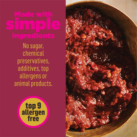 PUR Spices Medium Harissa Paste in hummus for creamy spice