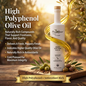 Pura Grove label close-up communicates organic certification and quality you can trust.