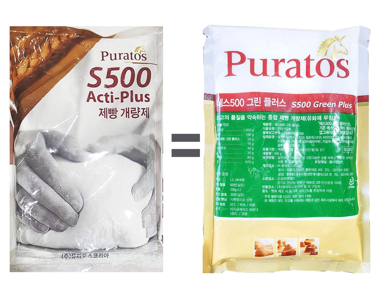 Puratos S500 Acti-Plus produced date on cover confirms manufacturing timing