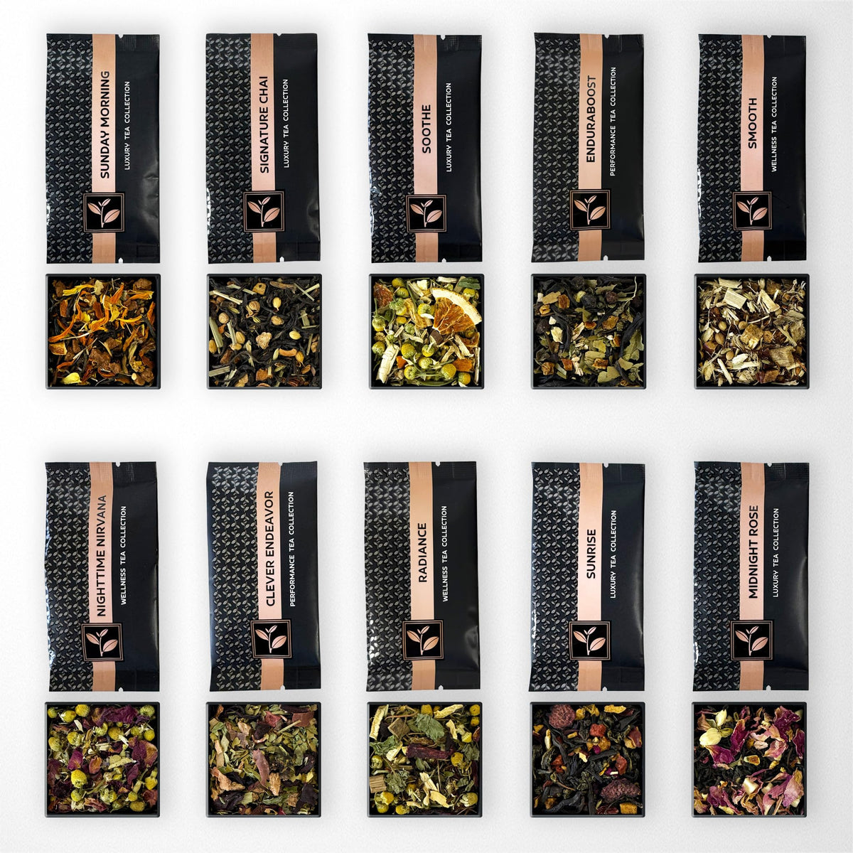 Pure And Easy Tea magnet-sealed gift presentation for elegant display.