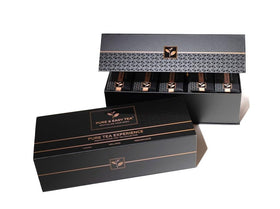 Pure And Easy Tea premium tea flight gift box showcases 10 blends.