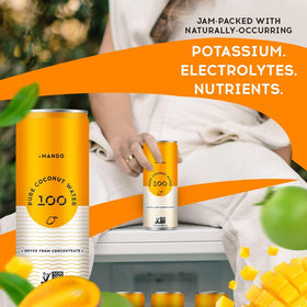 Pure Coconut Water 100 aluminum can for recyclable packaging guidance