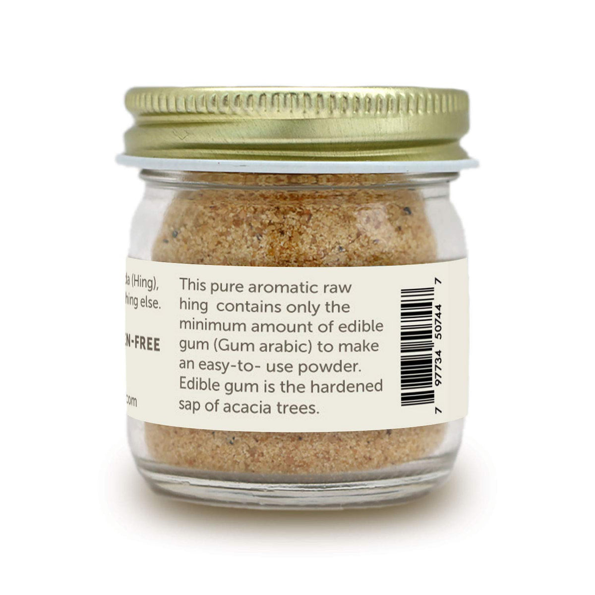 Pure Indian Foods Hing powder is gluten-free, suitable for gluten-free meals.
