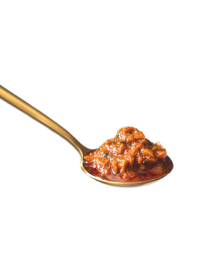 Pure Indian Foods organic spices blend in pickle, Amchoor and Kashmiri chili