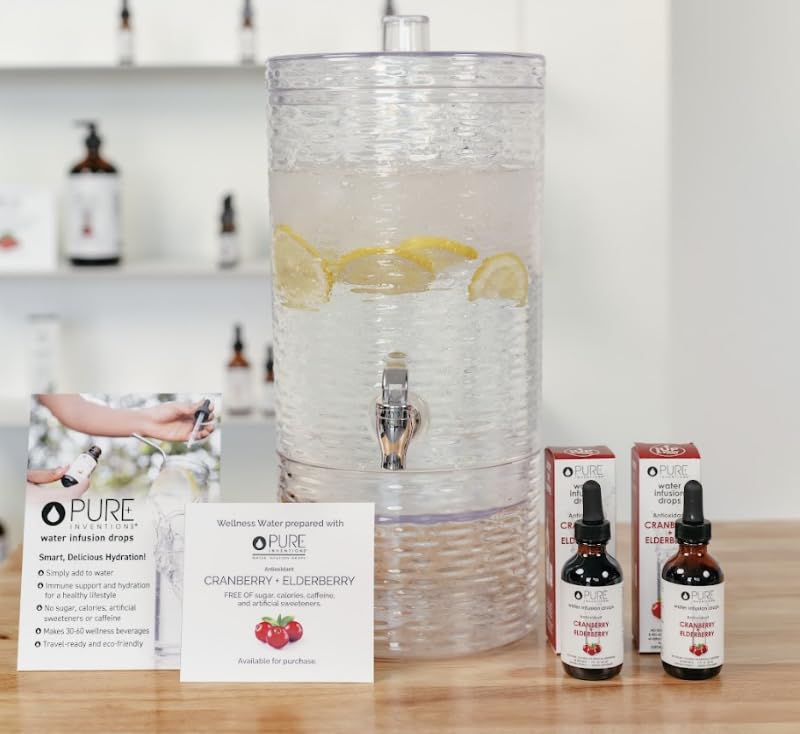 Pure Inventions packaging shows 60 servings per bottle.