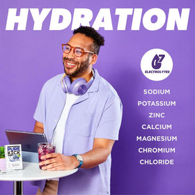 Pure Kick 9 flavors sampler helps avoid flavor fatigue and keeps hydration lively