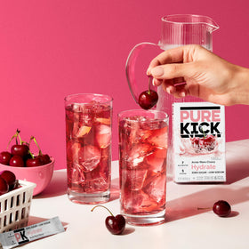 Pure Kick Hydrate Arctic Wave Cherry on-the-go use for workouts and travel.