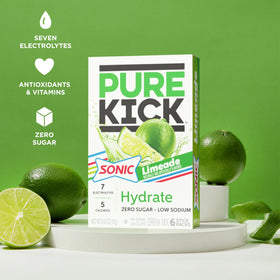 PURE KICK bottle-ready mix delivering bold flavor with zero sugar