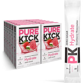 Pure Kick Hydration Strawberry Watermelon bottle pour for quick, convenient hydration