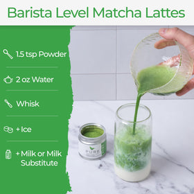 Pure Matcha Co Japanese-origin Nishio matcha harvested from first flush leaves
