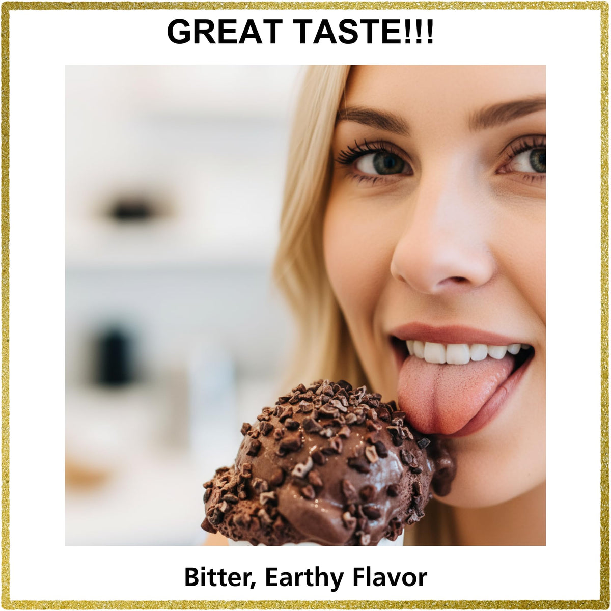 Pure Natural Miracles raw cacao nibs close-up reveal unroasted pieces ideal for cereals.