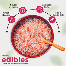 Pure Nature Himalayan pink salt for seasoning and cooking