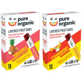 Pure Organic USDA Organic certified snack bar for clean eating