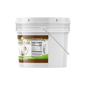 Pure Original Ingredients Coconut Oil 1-gallon container, bulk option for baking and meal prep.