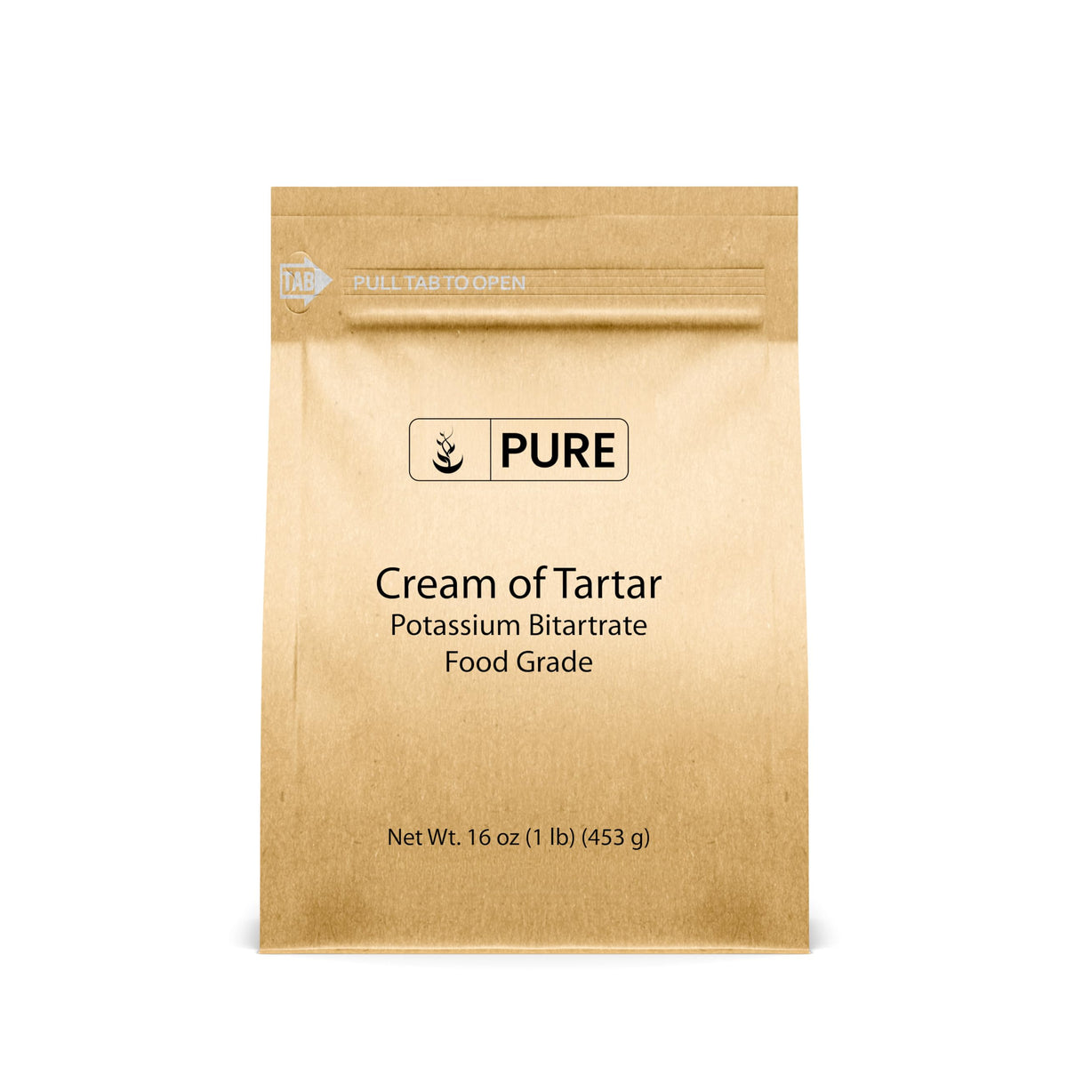 Pure Original Ingredients Cream of Tart ar packaging close-up for baking stability