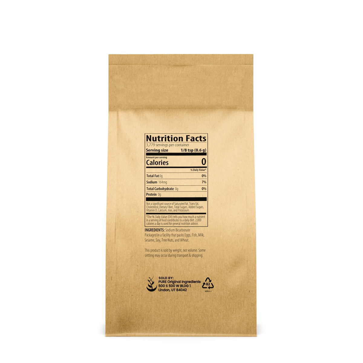 Pure Original Ingredients eco-friendly packaging for sustainable kitchen use