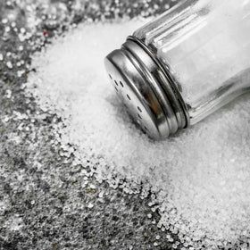 Pure Original Ingredients fine sea salt garnish on chocolate desserts