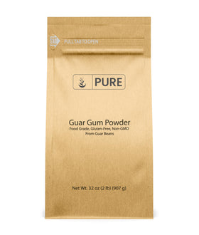 Pure Original Ingredients Guar Gum bag, natural thickener for gluten-free cooking