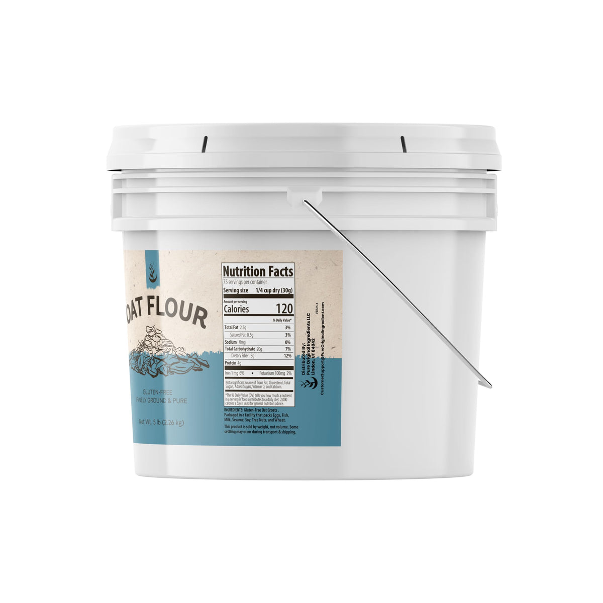 PURE ORIGINAL INGREDIENTS oat flour baked goods ready to enjoy