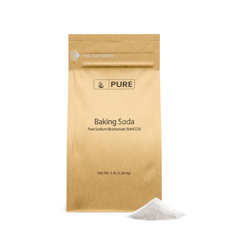 Pure Original Ingredients sodium bicarbonate with scoop for baking and cooking