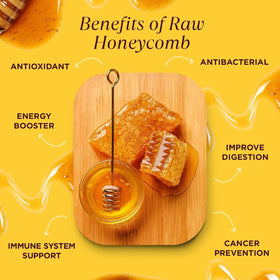 Pure Southern Honey Georgia floral honeycomb jar showcases local flavor.