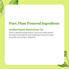 PURE SYNERGY Matcha Power packaging box highlighting US-made production